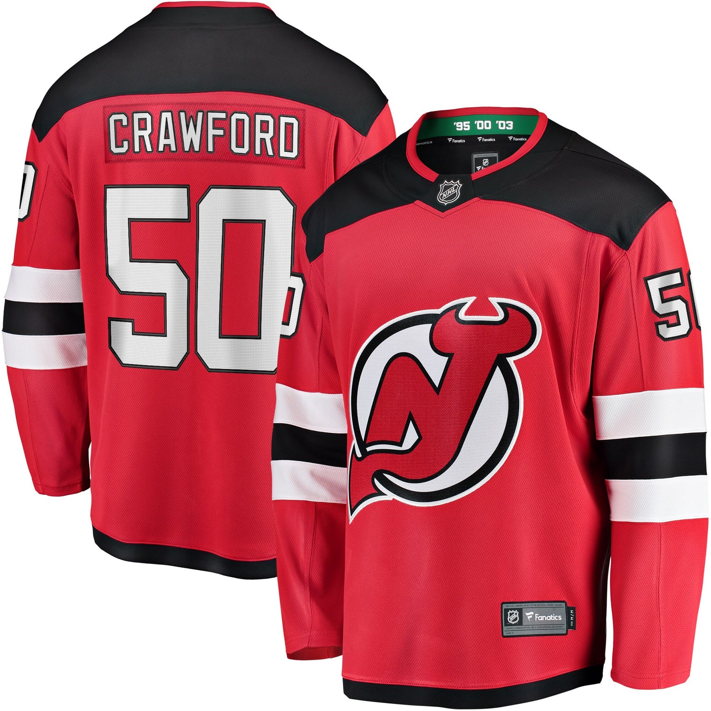 Corey Crawford New Jersey Devils Fanatics Branded Youth Breakaway Player Jersey - Red