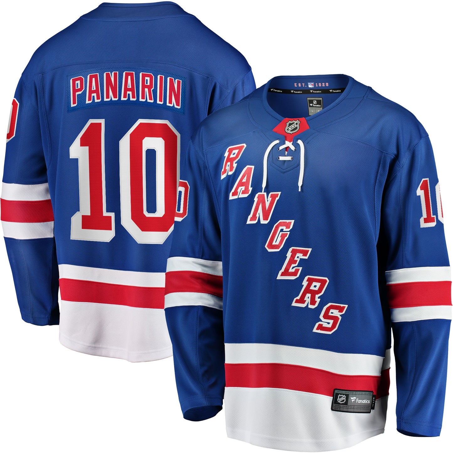 Artemi Panarin New York Rangers Fanatics Branded Home Breakaway Player Jersey - Blue