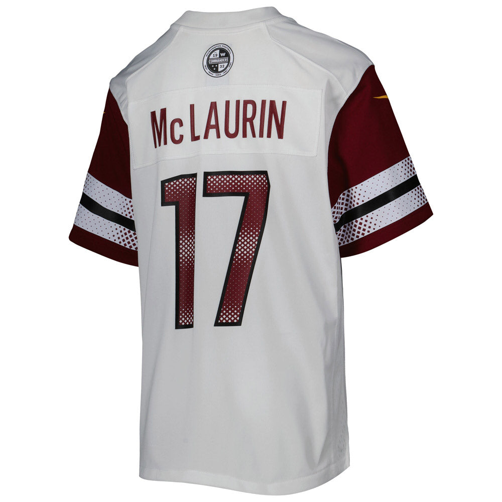 Youth Washington Commanders Terry McLaurin Game Jersey White